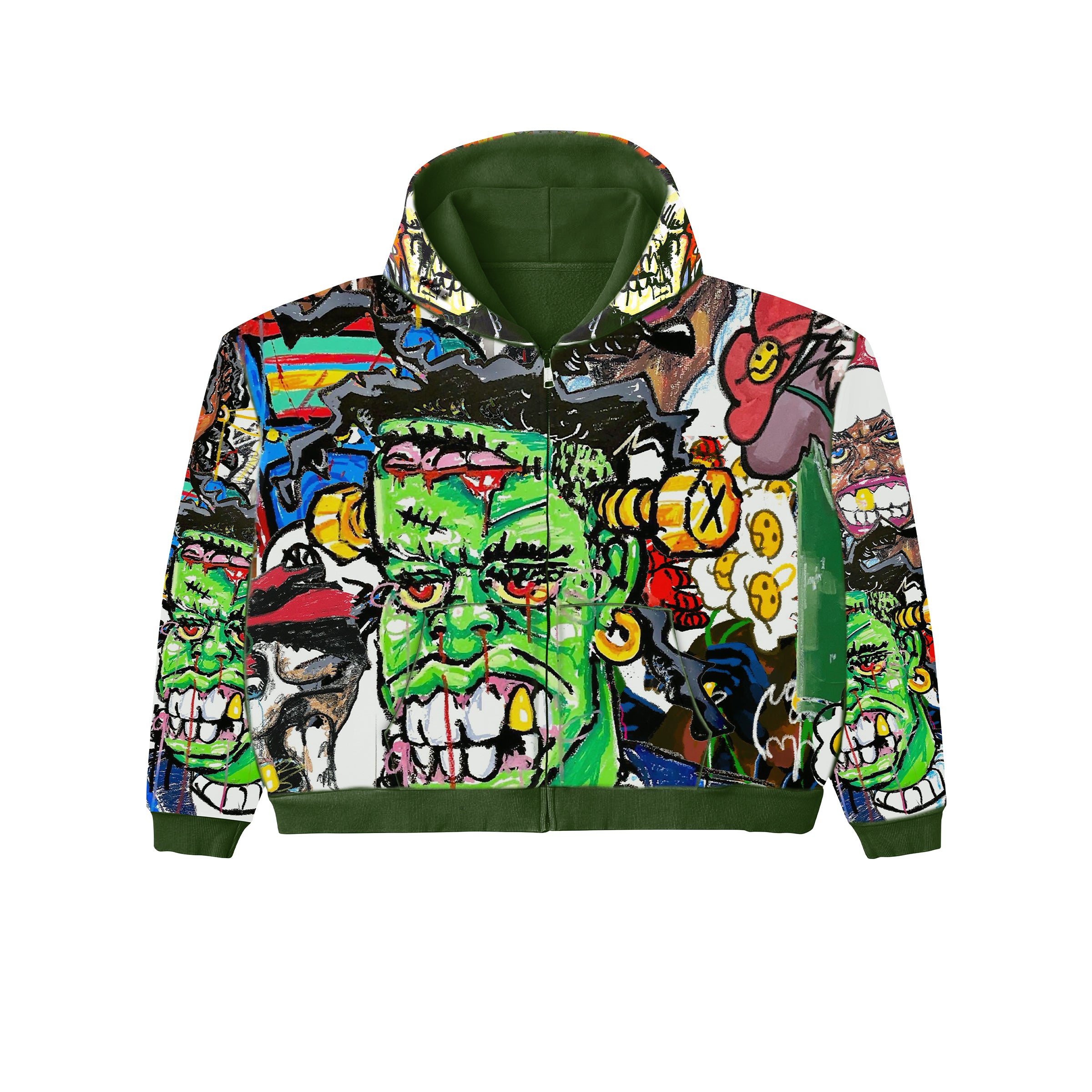 GREEN GOBLIN REVERSIBLE ZIP UP