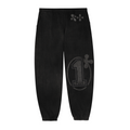 BLACK ESSENTIAL SWEATPANTS