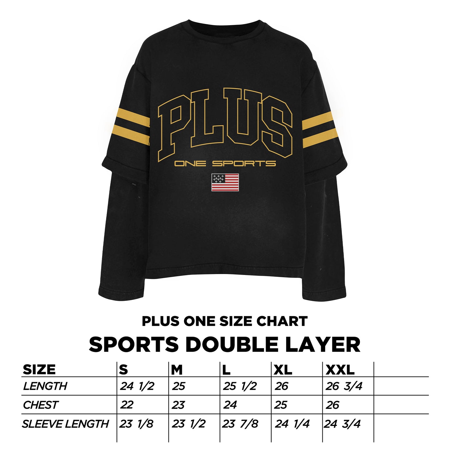 SPORTS STRIPPED LONGSLEEVE