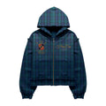 GRINCH PLAID HOODIE