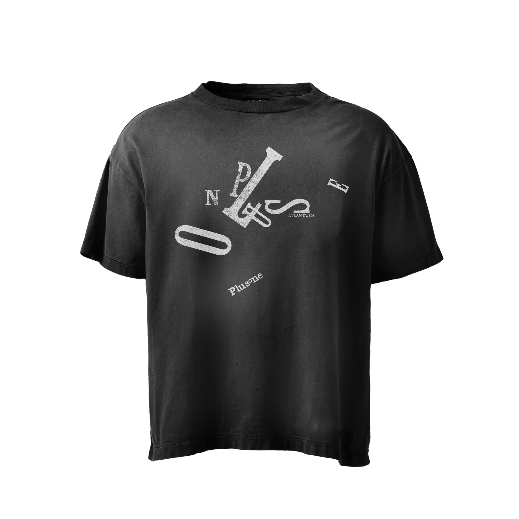 BLACK SCRIPT TEE